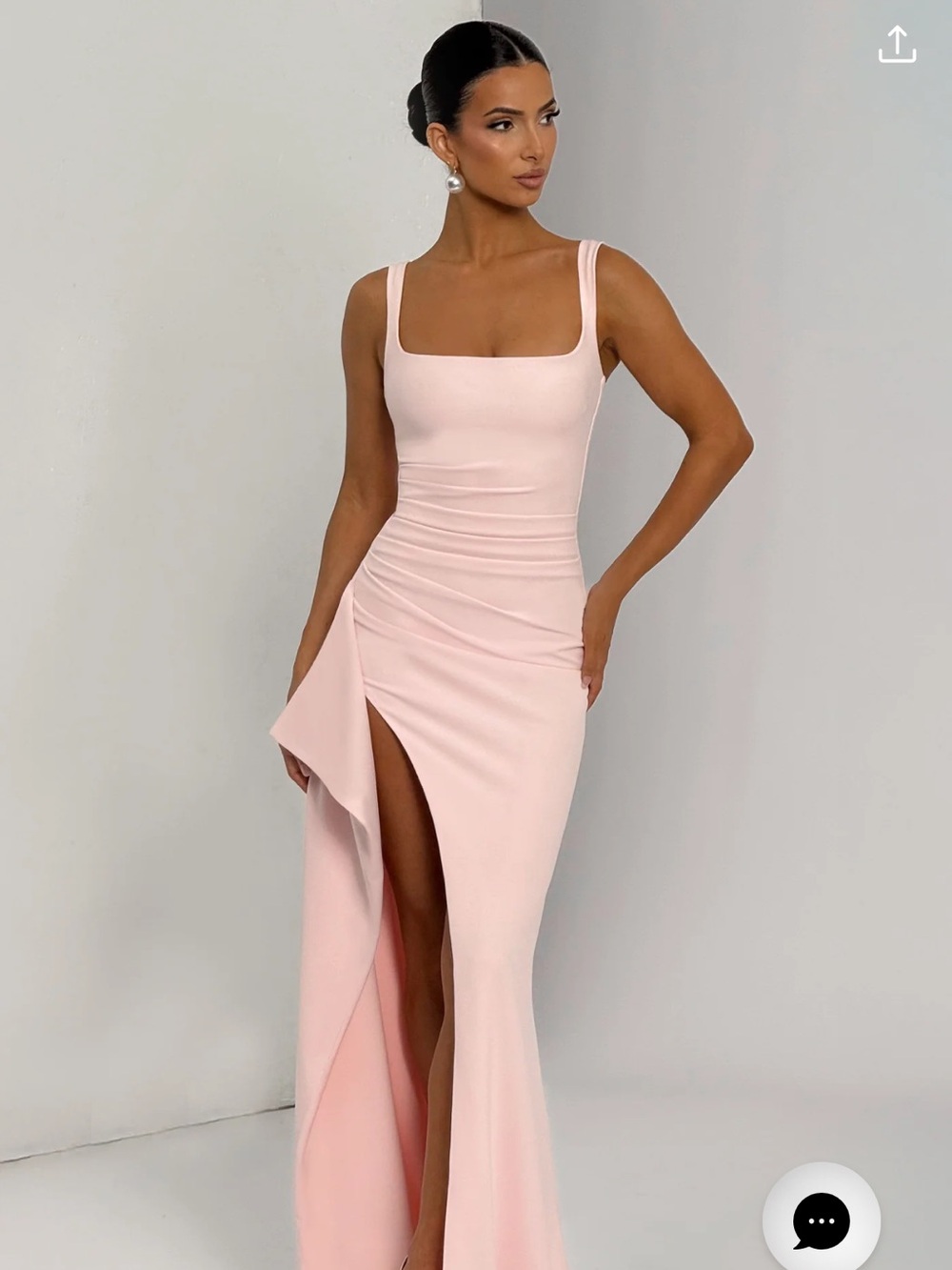 Katana Maxi Dress - Blush - XL
